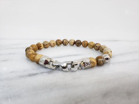 Paesina Stone Bracelet