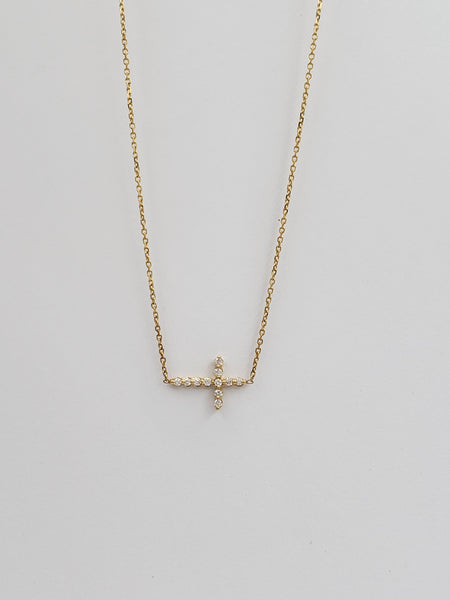 Diamond Cross Necklace