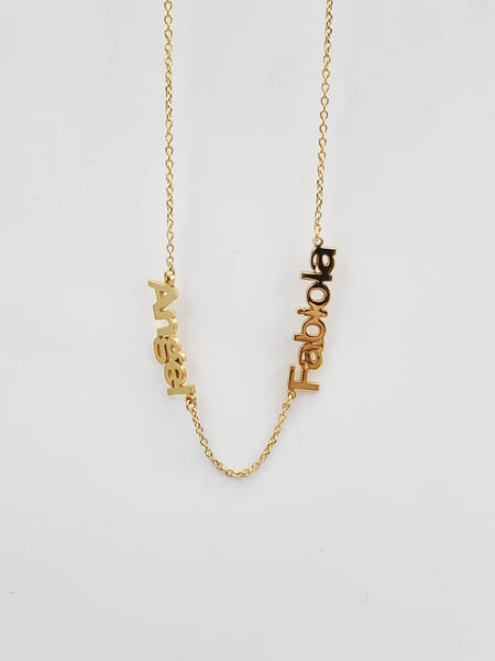 Two Names Necklace