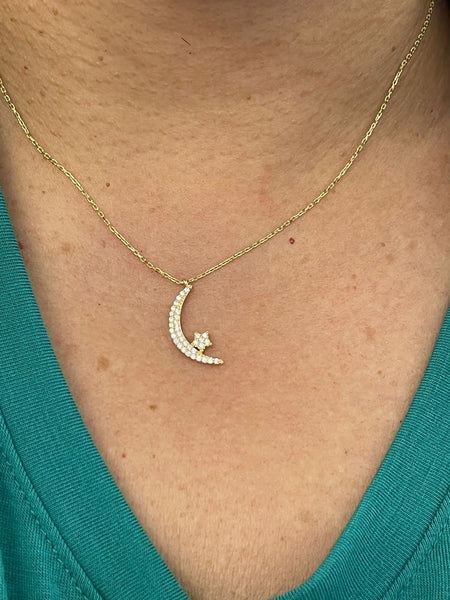 Moon Necklace ⭐️🌙