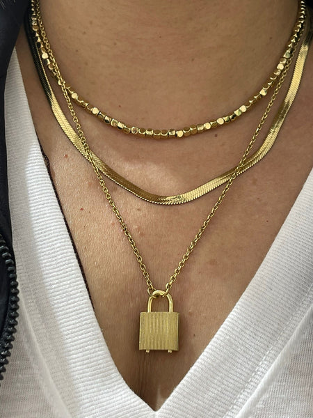 Lock-Key Necklace